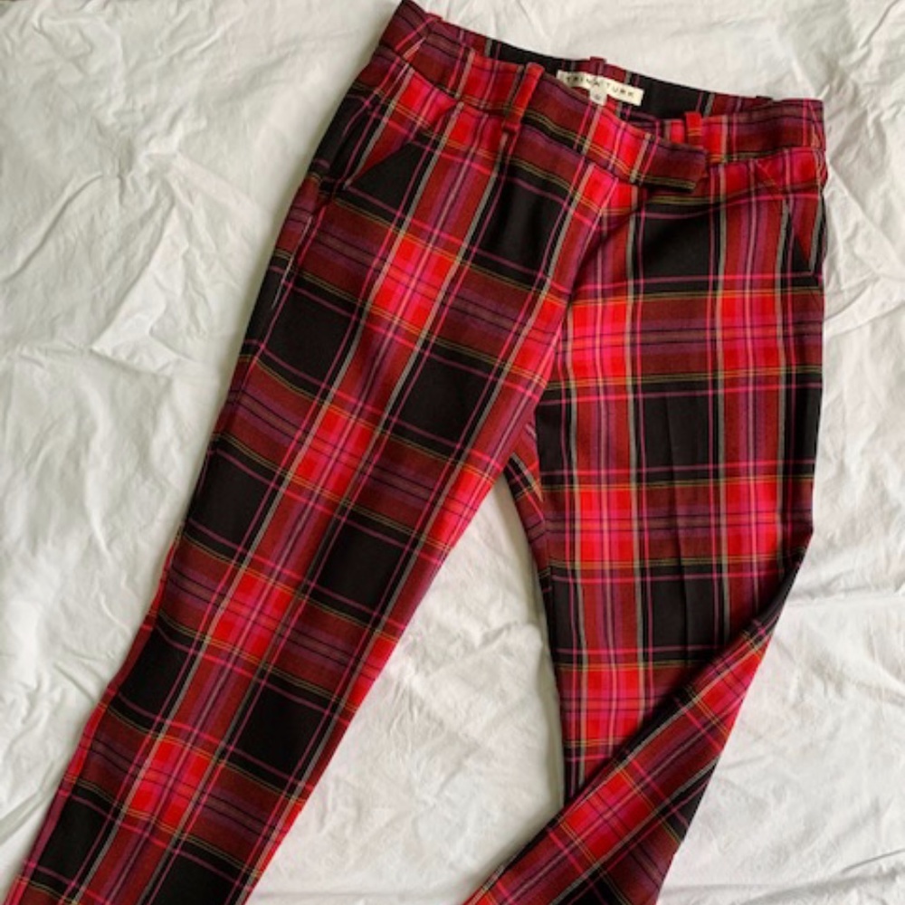 Trina Turk Plaid Pants